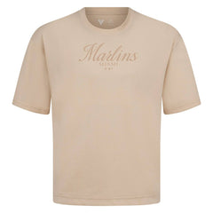Miami Marlins Levelwear Ethereal Oversized Luxe Signature Knit T-Shirt | MLB Discount