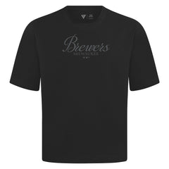 Milwaukee Brewers Levelwear Ethereal Oversized Luxe Signature Knit T-Shirt | MLB US