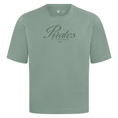 Pittsburgh Pirates Levelwear Ethereal Oversized Luxe Signature Knit T-Shirt | MLB Shop