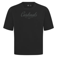 St. Louis Cardinals Levelwear Ethereal Oversized Luxe Signature Knit T-Shirt | MLB Outlet