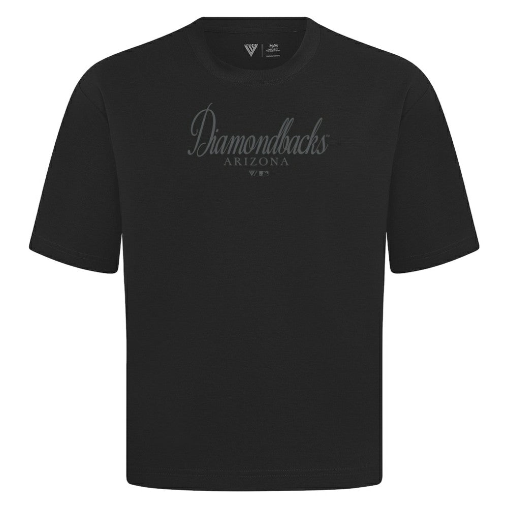 Arizona Diamondbacks Levelwear Ethereal Oversized Luxe Signature Knit T-Shirt | MLB Discount