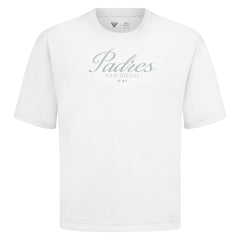 San Diego Padres Levelwear Ethereal Oversized Luxe Signature Knit T-Shirt | MLB Outlet
