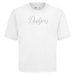 Los Angeles Dodgers Levelwear Ethereal Oversized Luxe Signature Knit T-Shirt | MLB US