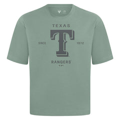 Texas Rangers Levelwear Crossway Oversized Luxe Signature Knit T-Shirt | MLB Near me