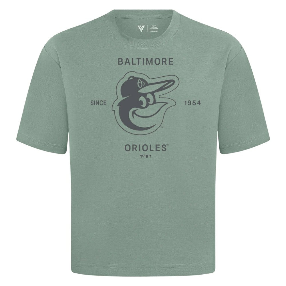 Baltimore Orioles Levelwear Crossway Oversized Luxe Signature Knit T-Shirt | MLB Near me