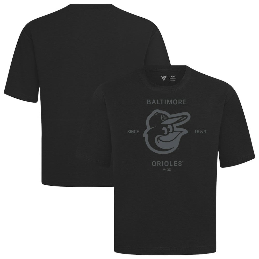 Baltimore Orioles Levelwear Crossway Oversized Luxe Signature Knit T-Shirt | MLB Sale