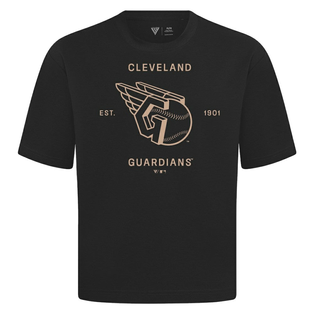 Cleveland Guardians Levelwear Crossway Oversized Luxe Signature Knit T-Shirt | MLB Near me