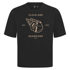 Cleveland Guardians Levelwear Crossway Oversized Luxe Signature Knit T-Shirt | MLB Near me
