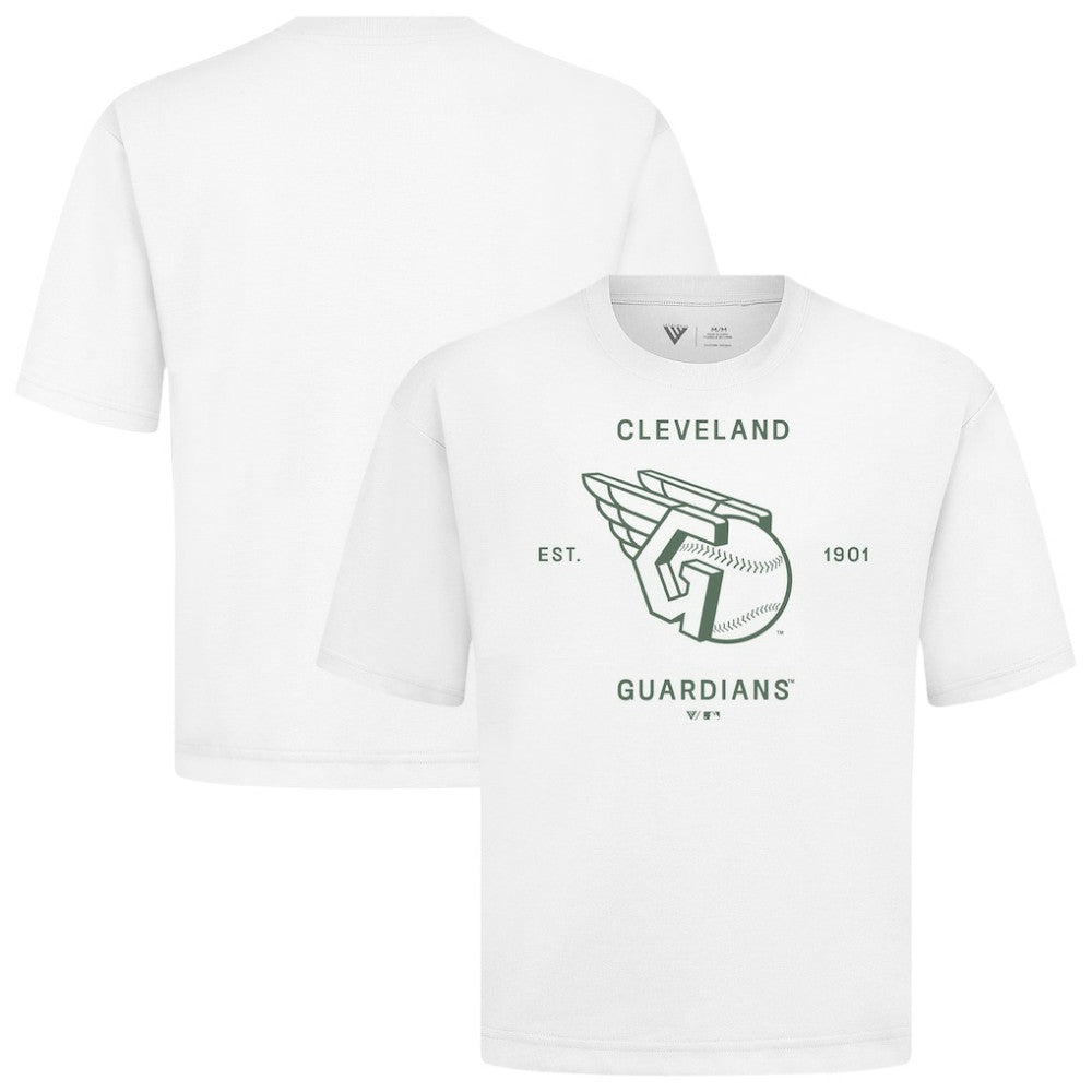 Cleveland Guardians Levelwear Crossway Oversized Luxe Signature Knit T-Shirt | MLB Near me