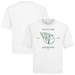 Cleveland Guardians Levelwear Crossway Oversized Luxe Signature Knit T-Shirt | MLB Near me