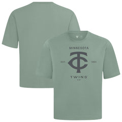 Minnesota Twins Levelwear Crossway Oversized Luxe Signature Knit T-Shirt | MLB On Sale