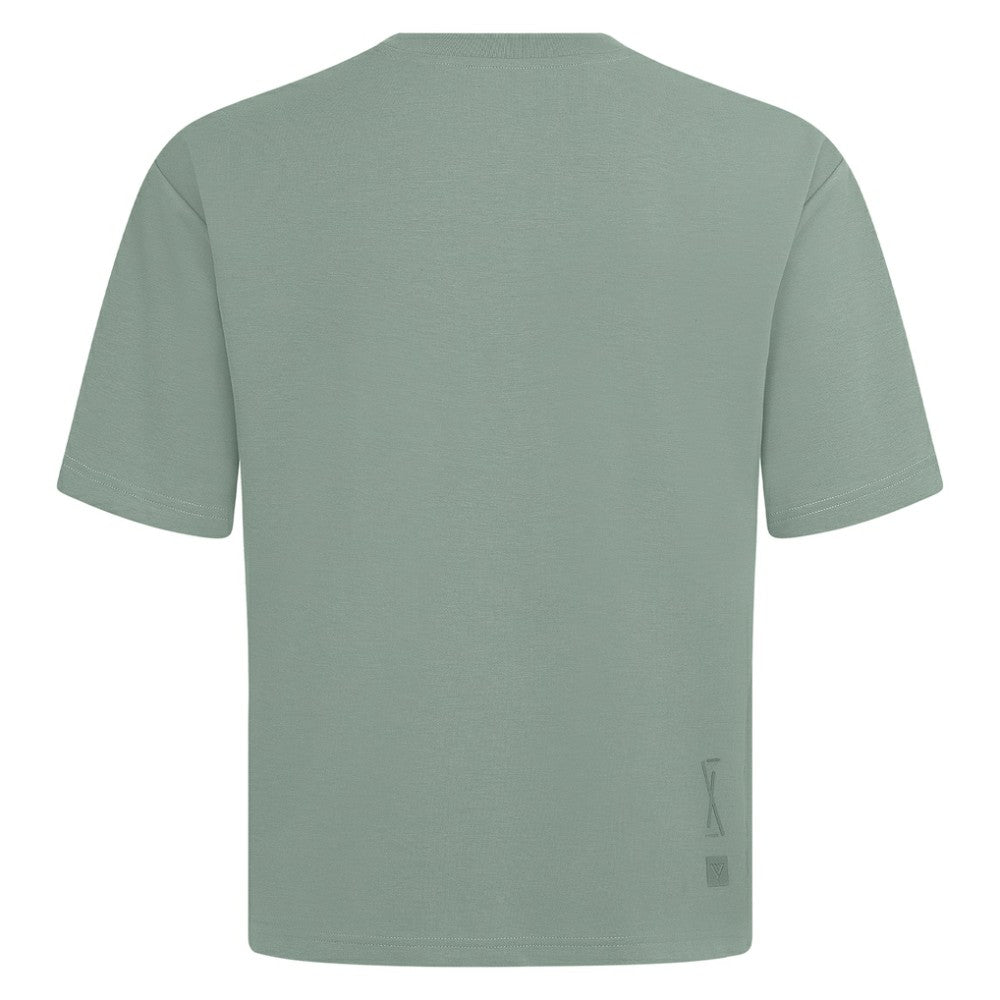 Seattle Mariners Levelwear Crossway Oversized Luxe Signature Knit T-Shirt | MLB For sale