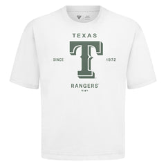 Texas Rangers Levelwear Crossway Oversized Luxe Signature Knit T-Shirt | MLB Near me