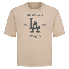 Los Angeles Dodgers Levelwear Crossway Oversized Luxe Signature Knit T-Shirt | MLB Online