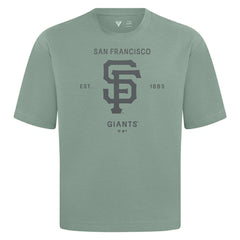 San Francisco Giants Levelwear Crossway Oversized Luxe Signature Knit T-Shirt | MLB US
