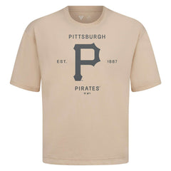 Pittsburgh Pirates Levelwear Crossway Oversized Luxe Signature Knit T-Shirt | MLB Online