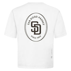 San Diego Padres Levelwear Signet Oversized Luxe Signature Knit T-Shirt | MLB New