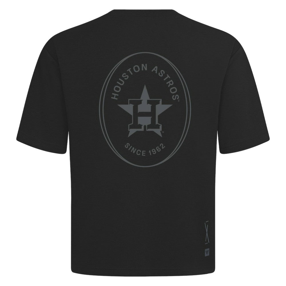 Houston Astros Levelwear Signet Oversized Luxe Signature Knit T-Shirt | MLB Discount