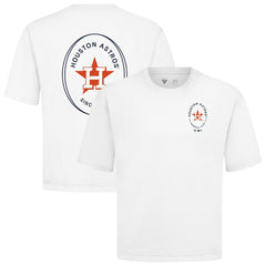 Houston Astros Levelwear Signet Oversized Luxe Signature Knit T-Shirt | MLB US