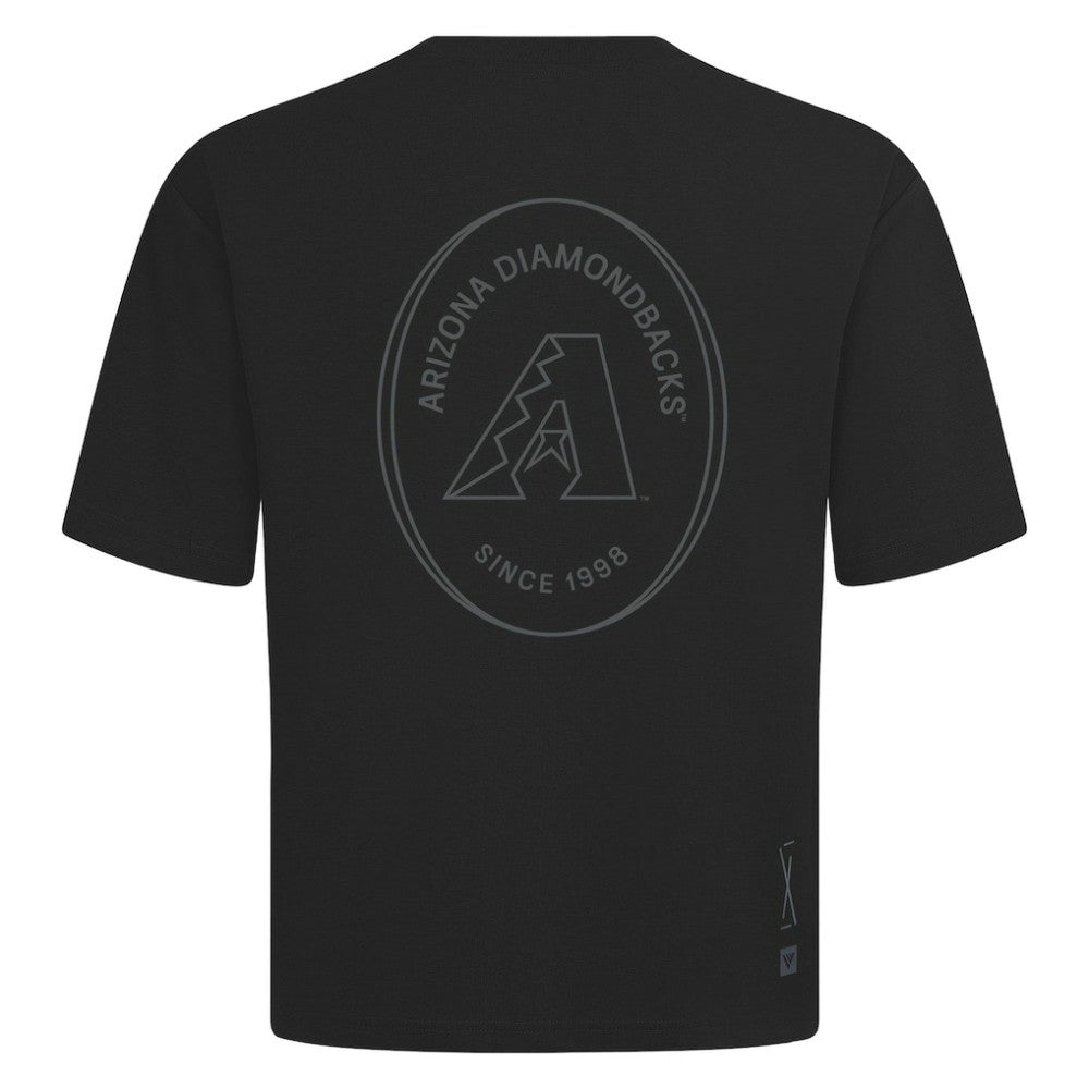 Arizona Diamondbacks Levelwear Signet Oversized Luxe Signature Knit T-Shirt | MLB New