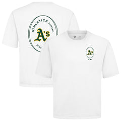 Athletics Levelwear Signet Oversized Luxe Signature Knit T-Shirt | MLB Near me