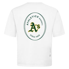 Athletics Levelwear Signet Oversized Luxe Signature Knit T-Shirt | MLB Near me