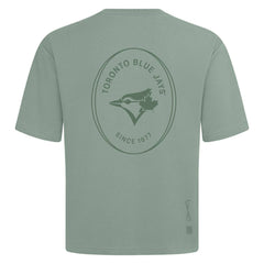 Toronto Blue Jays Levelwear Signet Oversized Luxe Signature Knit T-Shirt | MLB New