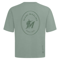 Miami Marlins Levelwear Signet Oversized Luxe Signature Knit T-Shirt | MLB Near me