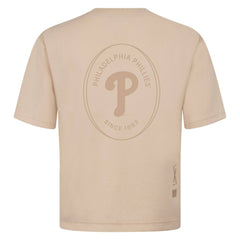 Philadelphia Phillies Levelwear Signet Oversized Luxe Signature Knit T-Shirt | MLB Sale