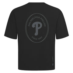 Philadelphia Phillies Levelwear Signet Oversized Luxe Signature Knit T-Shirt | MLB US