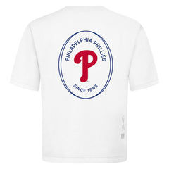 Philadelphia Phillies Levelwear Signet Oversized Luxe Signature Knit T-Shirt | MLB Discount