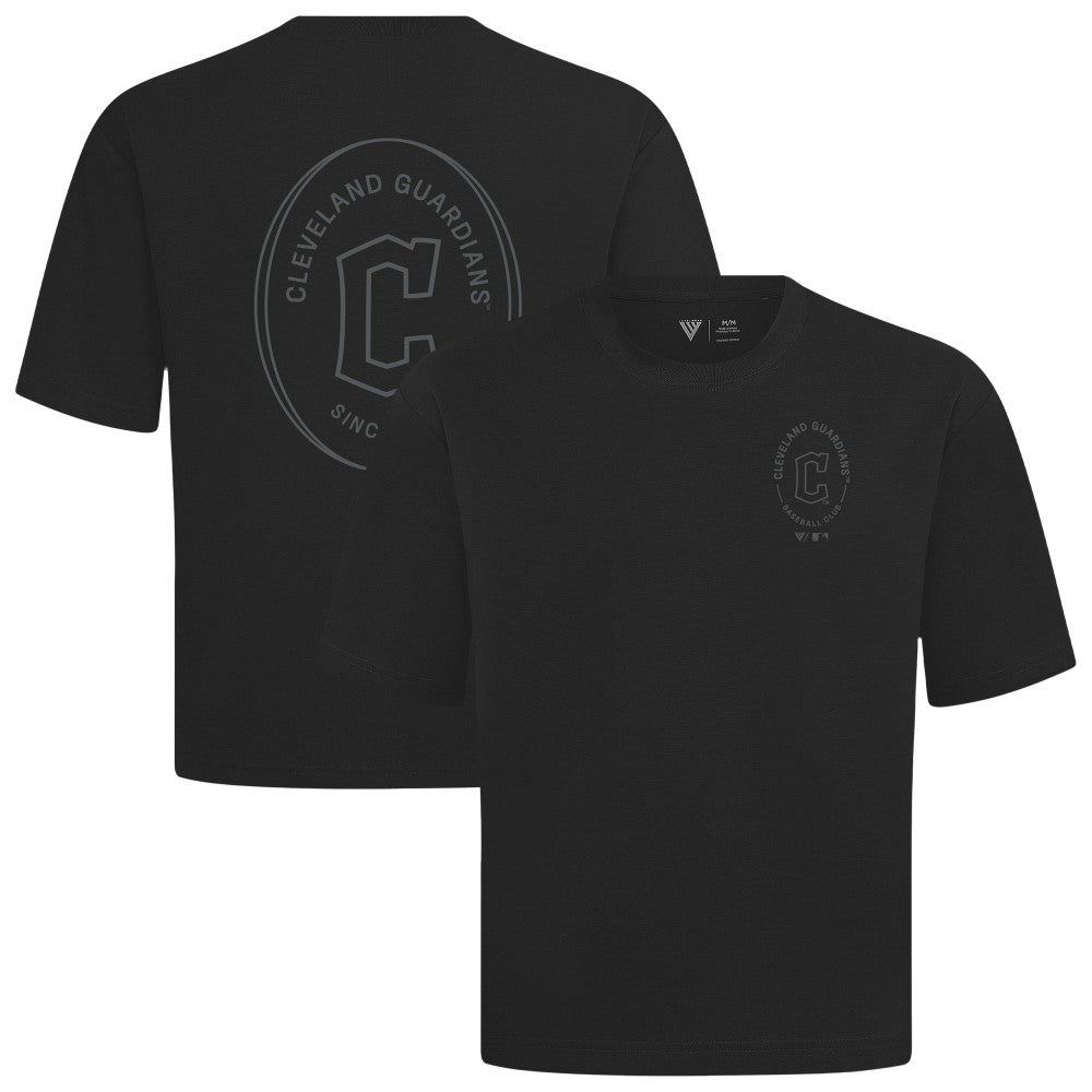 Cleveland Guardians Levelwear Signet Oversized Luxe Signature Knit T-Shirt | MLB Online