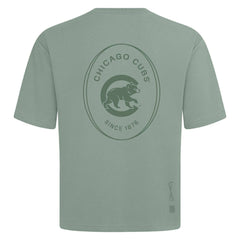 Chicago Cubs Levelwear Signet Oversized Luxe Signature Knit T-Shirt | MLB Discount