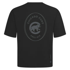 Chicago Cubs Levelwear Signet Oversized Luxe Signature Knit T-Shirt | MLB Online