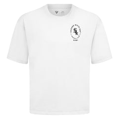 Chicago White Sox Levelwear Signet Oversized Luxe Signature Knit T-Shirt | MLB Outlet