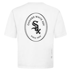 Chicago White Sox Levelwear Signet Oversized Luxe Signature Knit T-Shirt | MLB Outlet