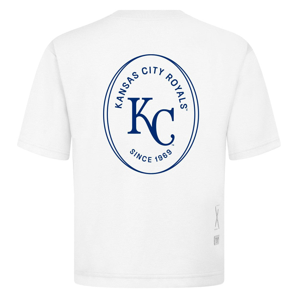 Kansas City Royals Levelwear Signet Oversized Luxe Signature Knit T-Shirt | MLB Near me