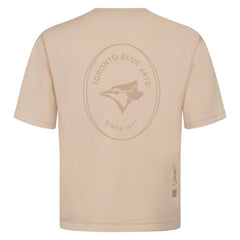 Toronto Blue Jays Levelwear Signet Oversized Luxe Signature Knit T-Shirt | MLB On Sale