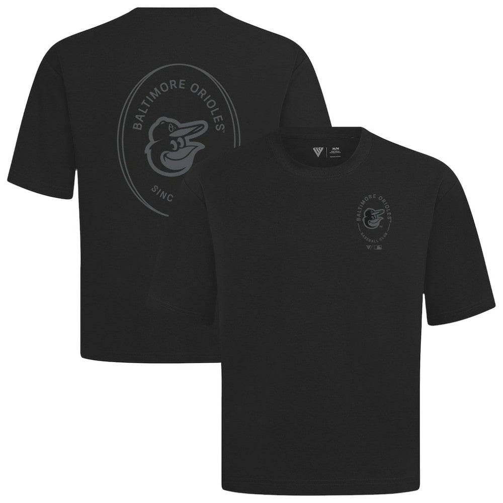 Baltimore Orioles Levelwear Signet Oversized Luxe Signature Knit T-Shirt | MLB Online
