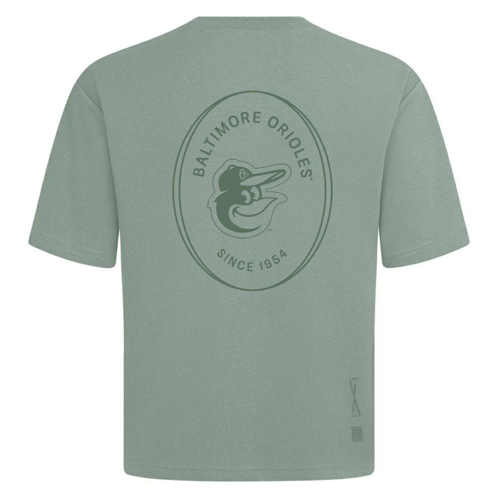 Baltimore Orioles Levelwear Signet Oversized Luxe Signature Knit T-Shirt | MLB Discount
