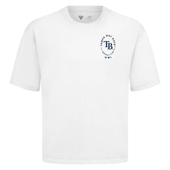 Tampa Bay Rays Levelwear Signet Oversized Luxe Signature Knit T-Shirt | MLB Outlet
