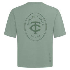 Minnesota Twins Levelwear Register Oversized Luxe Signature Knit T-Shirt | MLB Outlet