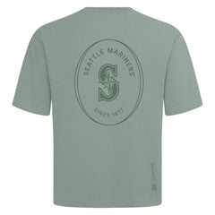 Seattle Mariners Levelwear Register Oversized Luxe Signature Knit T-Shirt | MLB US