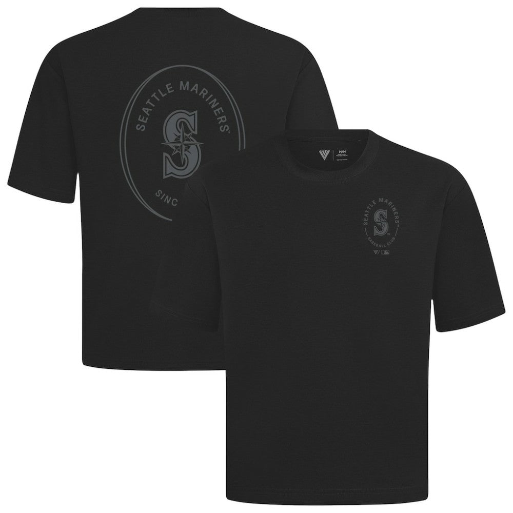 Seattle Mariners Levelwear Register Oversized Luxe Signature Knit T-Shirt | MLB For sale