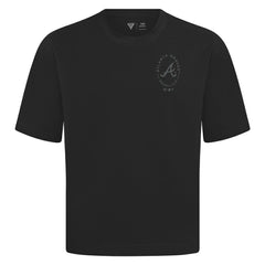 Atlanta Braves Levelwear Register Oversized Luxe Signature Knit T-Shirt | MLB Online