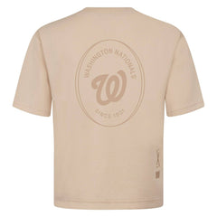 Washington Nationals Levelwear Register Oversized Luxe Signature Knit T-Shirt | MLB US