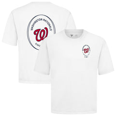 Washington Nationals Levelwear Register Oversized Luxe Signature Knit T-Shirt | MLB US