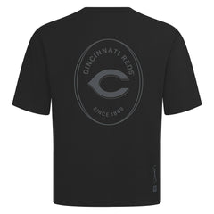 Cincinnati Reds Levelwear Register Oversized Luxe Signature Knit T-Shirt | MLB On Sale