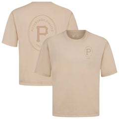 Pittsburgh Pirates Levelwear Register Oversized Luxe Signature Knit T-Shirt | MLB US