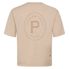 Pittsburgh Pirates Levelwear Register Oversized Luxe Signature Knit T-Shirt | MLB US